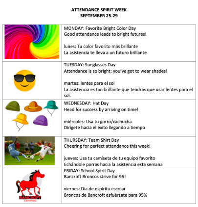  Attendance Week